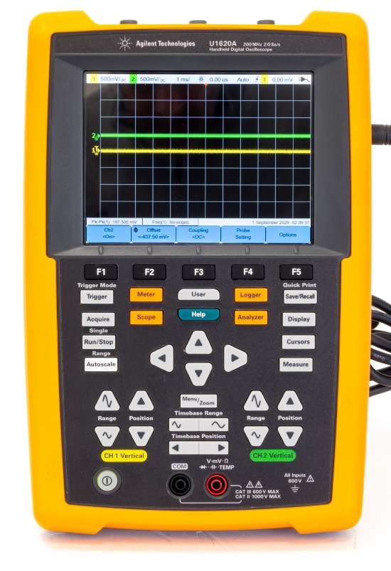 HP Agilent Keysight U1620A Oscilloscopio Portatile 200 MHz